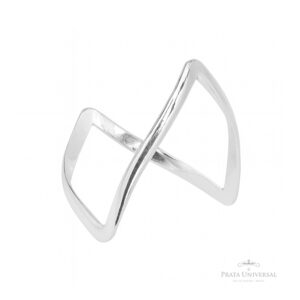 Anel Tubarão em Prata - Prata Universal