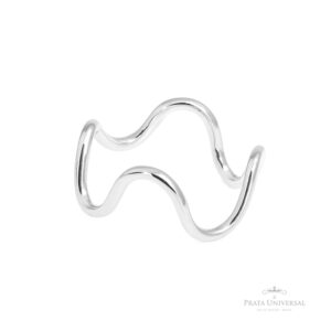 Anel Zigue-zague em Prata - Prata Universal