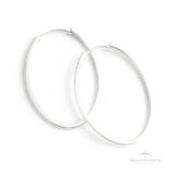 Argola Folha P Retangular em Prata - Prata Universal