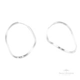 Argola Orgânica N2 em Prata - Prata Universal