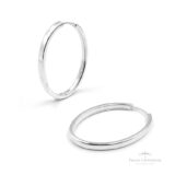 Argola Oval P Retangular em Prata - Prata Universal