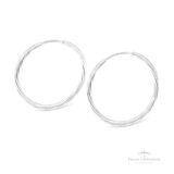 Argola Riscadinha N3 em Prata - Prata Universal