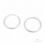 Argola Tubular N3 em Prata - Prata Universal