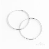 Argola Tubular N6 em Prata - Prata Universal