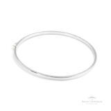 Bracelete Retangular Fino em Prata - Prata Universal