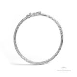 Bracelete Torcido em Prata - Prata Universal