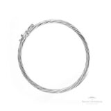 Bracelete Torcido em Prata - Prata Universal