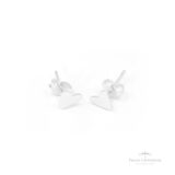 Brinco Coração Segundo Furo em Prata - Prata Universal