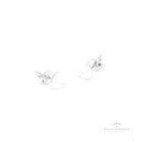 Brinco Lua Segundo Furo em Prata - Prata Universal