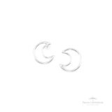 Brinco Lua Vazada P em Prata - Prata Universal