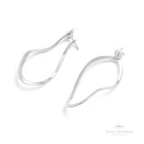 Brinco Orgânico em Prata - Prata Universal