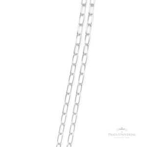 Colar Cadeado 60 em Prata - Prata Universal