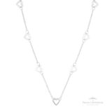 Colar Coração Vazado P em Prata - Prata Universal