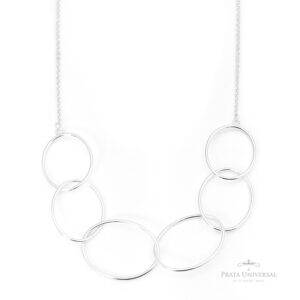 Colar Glam em Prata - Prata Universal