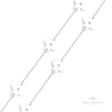 Colar Trevo 45 em Prata - Prata Universal