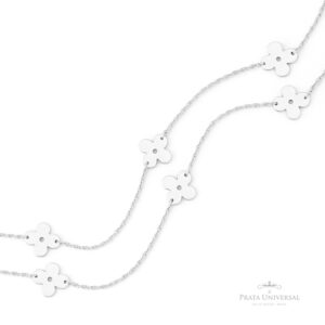 Colar Trevo 70 em Prata - Prata Universal
