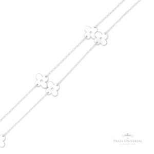 Colar Trevo 70 em Prata - Prata Universal