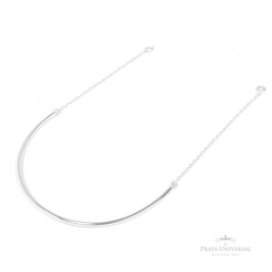 Meio Aro Liso em Prata - Prata Universal