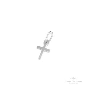 Pingente Cruz P em Prata - Prata Universal