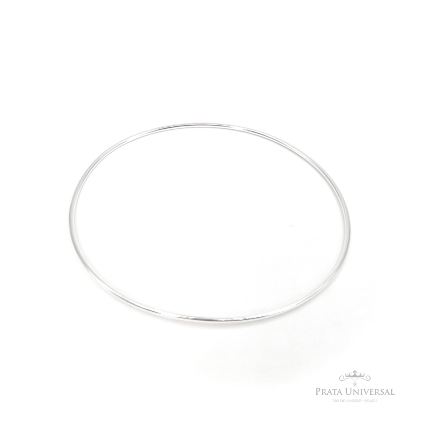 Pulseira Argola Escrava em Prata - Prata Universal Pulseira Argola Escrava em Prata - Prata Universal