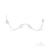 Pulseira Coração Chapa em Prata - Prata Universal