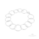 Pulseira Elos Redondos em Prata - Prata Universal