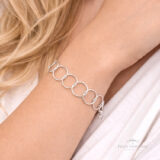 Pulseira Elos Redondos em Prata - Prata Universal